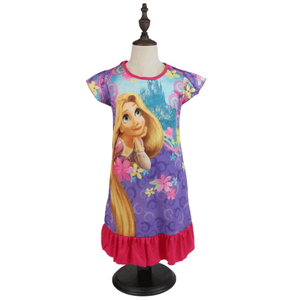 Gaun Tidur Anak Perempuan, Baju Tidur Motif Kartun Lucu untuk Anak Perempuan - Product Image 4