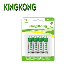 Hot Bán Kích Thước 1.5V Alkaline Pin AA Pin LR6 AM3 1.5V Siêu Kiềm Pin