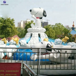 Prix usine en plein air parc d'attractions <span class=keywords><strong>famille</strong></span> <span class=keywords><strong>jeux</strong></span> volant mignon snoopy manèges à vendre - Product Image 1