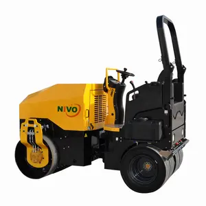 YNR3S 3000kg hidrolik mini pnömatik lastik silindir Yanmar motor lastik kombine silindir sıkıştırıcı veya parçaları