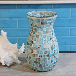 Venta al por mayor de conchas de Mar, de estilo mediterráneo, espejo de vidrio - Product Image 1
