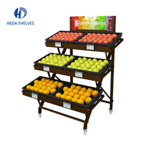 Acier laminé à froid de haute qualité présentoirs de fruits et légumes, dépanneur étagère - Product Image 3