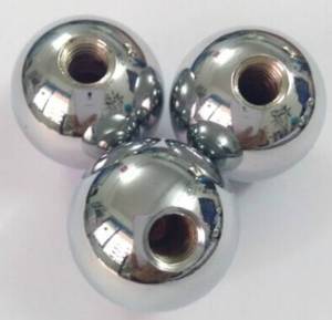 Bola de acero al carbono M8 de <span class=keywords><strong>40mm</strong></span> con orificio de rosca Bolas de rodamiento sólido Esferas de <span class=keywords><strong>metal</strong></span> perforadas Estándar ANSI - Product Image 6