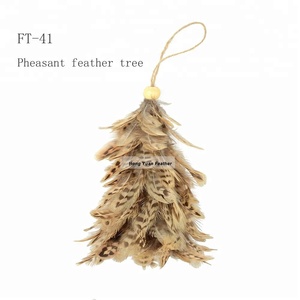Mini natural faisán guinea ganso cono árbol <span class=keywords><strong>de</strong></span> plumas para la <span class=keywords><strong>venta</strong></span> con yute colgar cuerda suministros para la decoración - Product Image 5