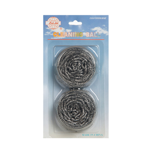 2 unids personalizado cocina recorriendo 20g plato lavado bola <span class=keywords><strong>de</strong></span> acero <span class=keywords><strong>de</strong></span> <span class=keywords><strong>aluminio</strong></span> estropajo a granel <span class=keywords><strong>de</strong></span> lana <span class=keywords><strong>de</strong></span> acero - Product Image 2