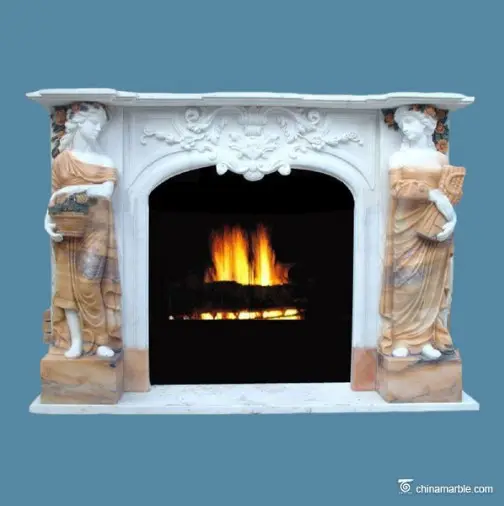 संगमरमर की मूर्ति चिमनी विरासत/fireplaces चीन