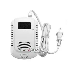 Low price top quality human voice prompt 85-265V lpg gas leak detector for home use