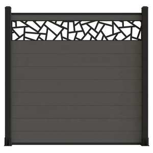 Clôture extérieure <span class=keywords><strong>en</strong></span> bois écologique, clôture de jardin décorative <span class=keywords><strong>en</strong></span> plastique Composite, clôture de balcon pour maisons - Product Image 2