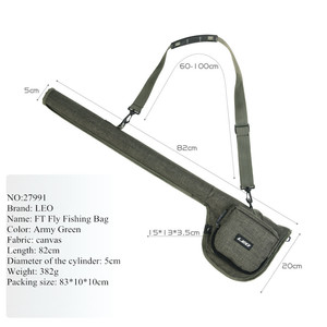 Borse per mulinello per canna da Pesca a <span class=keywords><strong>mosca</strong></span> cintura di tela <span class=keywords><strong>borsa</strong></span> per zaino a tracolla per mulinello da Pesca multifunzione portatile per carpa Pesca - Product Image 2