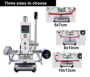 Máquina de estampado en caliente manual barata para textiles de venta - Product Image 3