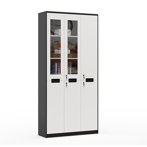 Meubles de bureau ouverts personnalisés avec étagère de <span class=keywords><strong>rangement</strong></span> verrouillable, <span class=keywords><strong>armoire</strong></span> de classement en bois pour bureau <span class=keywords><strong>administratif</strong></span> - Product Image 3