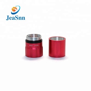 Alta precisión mecanizado CNC piezas rojo anodizado piezas de aluminio para la <span class=keywords><strong>linterna</strong></span> - Product Image 1