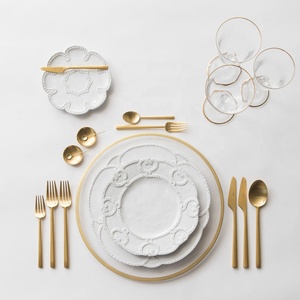 Sistema al por <span class=keywords><strong>mayor</strong></span> del servicio de mesa del restaurante del buen precio del fabricante, sistema blanco de cerámica de la vajil - Product Image 6