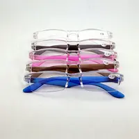 Promoción al por mayor una pieza de moda Ultra Slim gafas de lectura de plástico