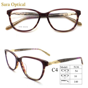 Thời trang nóng bán rắn <span class=keywords><strong>Acetate</strong></span> đầy đủ <span class=keywords><strong>rim</strong></span> khung quang học cho phụ nữ-thoải mái Kính mắt - Product Image 4