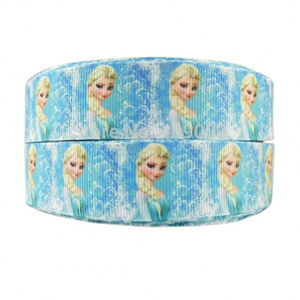 Okay Oeko-Tex Wholesale 22mm wide Customized cartoon grosgrain ribbon