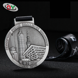 Promocional personalizado esmalte Cruz de Hierro de bronce de plástico acrílico de cristal de aleación de zinc metal oro deportes medalla de madera - Product Image 1