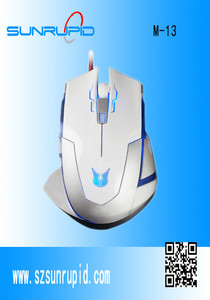 Souris <span class=keywords><strong>gamer</strong></span> filaire,capteur optique de haute précision, 1600 DPI, 6 boutons - Product Image 1