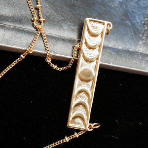 Al por mayor nuevo diseño <span class=keywords><strong>de</strong></span> alta pulido oro chapado grabado personalizado cuántica joyería para hombre carta colgante - Product Image 4