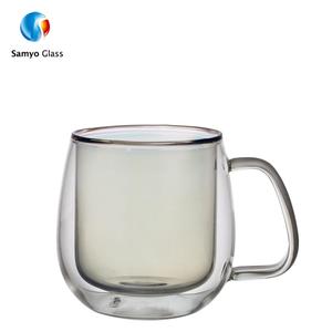 Clase de borosilicato de doble pared de vidrio de vino Copa - Product Image 3