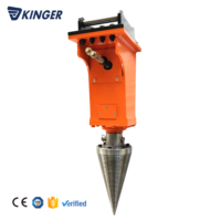 Fendeuse de bûches hydraulique KINGER pour excavatrice
