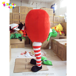 Jouissance CE <span class=keywords><strong>coeur</strong></span> rouge costumes de mascotte de dessin animé pour adultes - Product Image 3