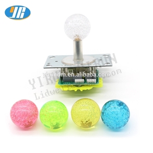 Joystick de Cristal con Luz LED de Colores para Máquina <span class=keywords><strong>Arcade</strong></span> - Product Image 1