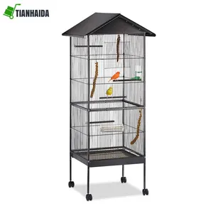 Jaula <span class=keywords><strong>de</strong></span> Hierro Grande y Bien Diseñada <span class=keywords><strong>para</strong></span> Cría <span class=keywords><strong>de</strong></span> Aves, Loros y Palomas - Product Image 1