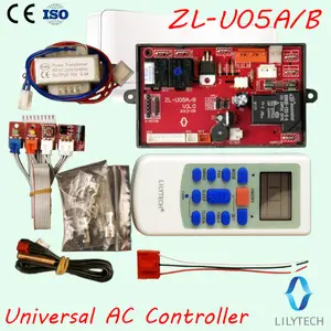 ZL-U05A/B, универсальное управление кондиционером, универсальная плата управления кондиционером, универсальная система управления кондиционером, Lilytech