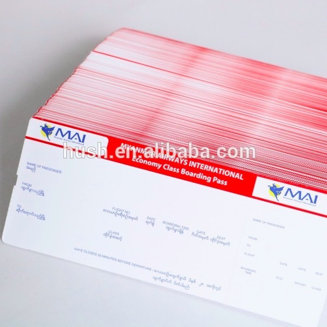 De Voyage d'impression De Billet D'avion/Billet D'avion/Billet D'avion