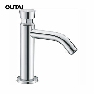 De alta calidad de la cubierta de montaje de latón retardo de tiempo empujar tipos <span class=keywords><strong>lavabo</strong></span> en el cuarto de baño de ahorro de agua del <span class=keywords><strong>grifo</strong></span> - Product Image 5