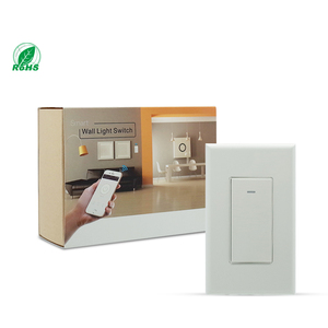 Inalámbrico <span class=keywords><strong>blanco</strong></span> interruptor de palanca Wifi interruptor de botón de empuje de trabajo con <span class=keywords><strong>Alexa</strong></span> y Google - Product Image 3