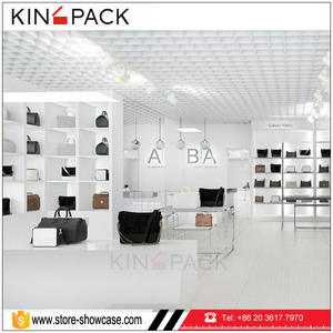 <span class=keywords><strong>Verre</strong></span> trempé avec du bois à usage général femme sac à main <span class=keywords><strong>vitrine</strong></span> - Product Image 4