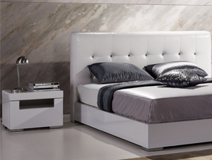 Table de nuit en bois blanc, meuble circulaire minimaliste, style américain, vente en gros, usine, - Product Image 3