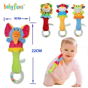 baby educational soft rattle toys cute animal bright color china supplier factory cheap price