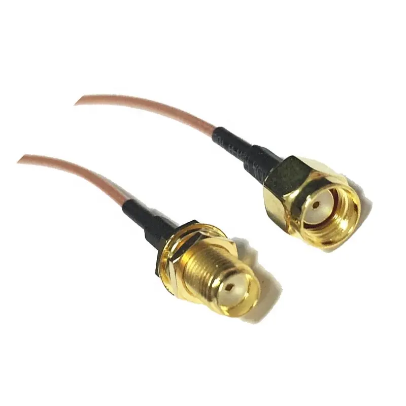 rg316 rp-sma male to female wifi antenna extension cable 15cm