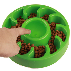 Alimentador de perro interactivo laberinto evitando asfixia lenta comiendo sano diseño de mascota recipiente para perro mascota - Product Image 3