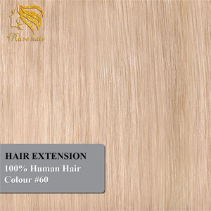 En gros Blonde <span class=keywords><strong>Clip</strong></span> <span class=keywords><strong>Sans</strong></span> Couture En Remy Extensions de Cheveux humains Pour Les Femmes Blanches - Product Image 6