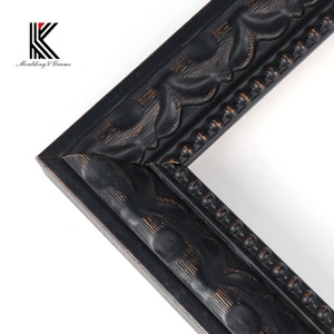 Haute qualité <span class=keywords><strong>grande</strong></span> taille pin en bois gesso sculpté cadre photo de moulage pour peinture cadre - Product Image 3