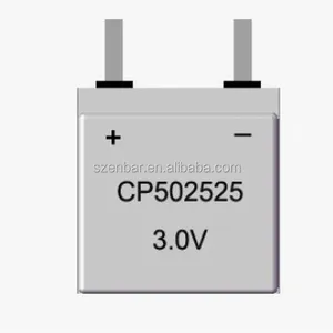 Enbar bateria de lítio não recarregável, 3v 550mah cp502525 para baterias de brinquedos eletrônicos