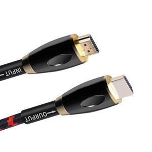 <span class=keywords><strong>3</strong></span> m 5 m 10 m 15 m 4 k 3D Coton Tressé 2.0 2160 p <span class=keywords><strong>HD</strong></span> hdmi Câble Avec ethernet Pour Projecteur LCD <span class=keywords><strong>Apple</strong></span> <span class=keywords><strong>TV</strong></span> - Product Image 5