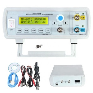 Generator (FY3200S-24M) 24MHz Dual-channel bentuk gelombang berubah-ubah DDS fungsi Sine Square sweat Counter Generator sinyal - Product Image 5