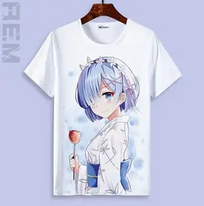 ecowalson Anime Re:Zero: Starting Life in Another World T Shirt Short Sleeve Baseball Sweatshirt