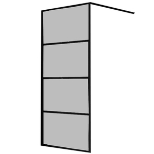 Simple Noir Style de Cadre En Aluminium Profil <span class=keywords><strong>Douche</strong></span> À L'<span class=keywords><strong>italienne</strong></span> <span class=keywords><strong>porte</strong></span> En Verre Avec Verre Clair - Product Image 1