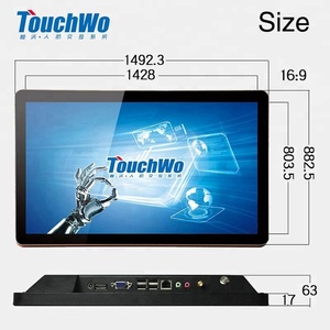 43 55 65 86 pouces bon prix LED HD 4 k moniteur à écran <span class=keywords><strong>tactile</strong></span> lcd écran plat interactif tout dans un pc <span class=keywords><strong>tv</strong></span> publicité joueur - Product Image 6