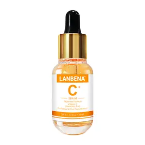 LANBENA Serum Vitamin C Alami, Pencerah Pemutih Kulit Formula Jepang