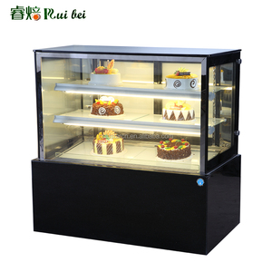 Pastel del Gabinete de exhibición de refrigerador con frente de vidrio Baker mostrar nevera - Product Image 1
