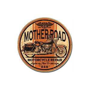 Letrero de estaño de metal vintage para motocicleta, barato, a precio de fábrica - Product Image 3