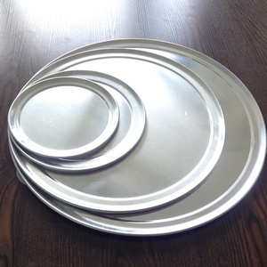 Lfgb Đã Được Phê Duyệt Tùy Chỉnh Nổi Nấu Ăn Tấm Tốt Nhất Nhôm Bánh Pizza Pan Khay Nướng Món Ăn & Chảo Vật Liệu Kim Loại - Product Image 4