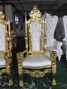 Silla sexual de terciopelo negro con marco dorado, sillón de lujo para eventos de boda, hotel y ocio - Product Image 2